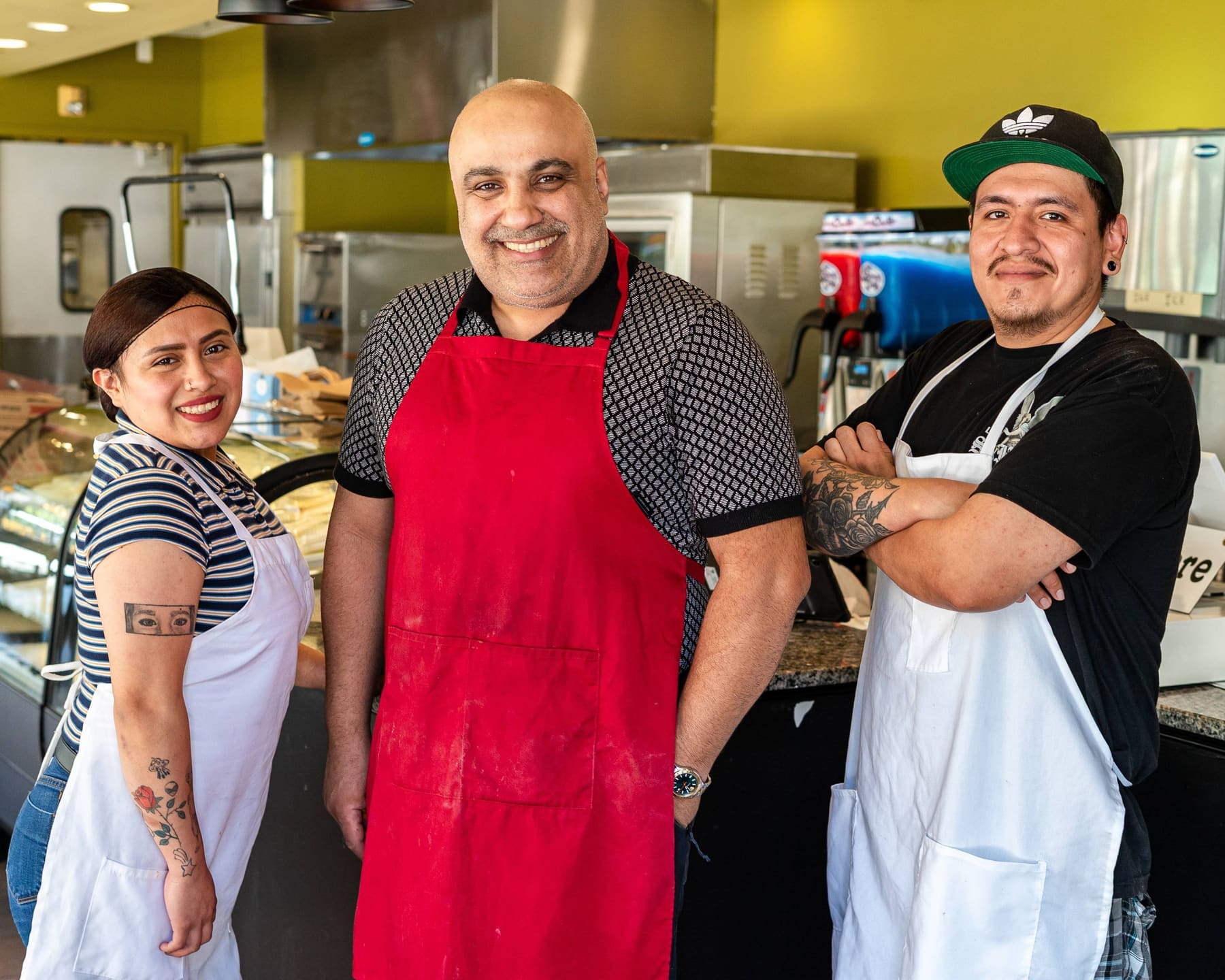 Nino's team — Omar and his staff
